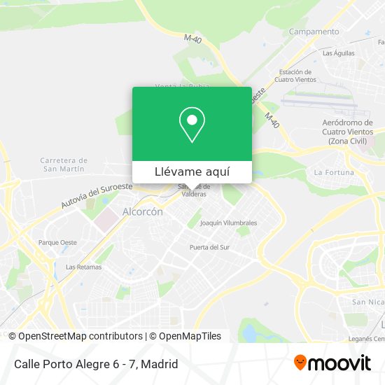 Mapa Calle Porto Alegre 6 - 7