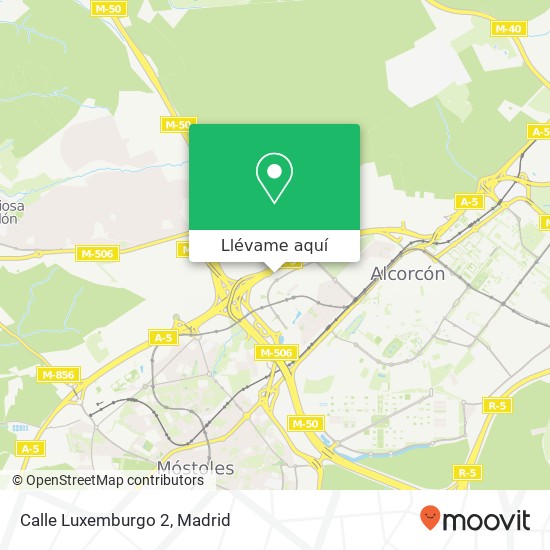 Mapa Calle Luxemburgo 2