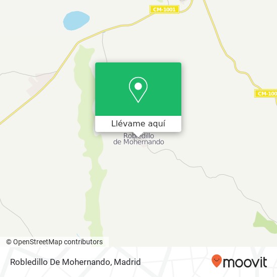 Mapa Robledillo De Mohernando