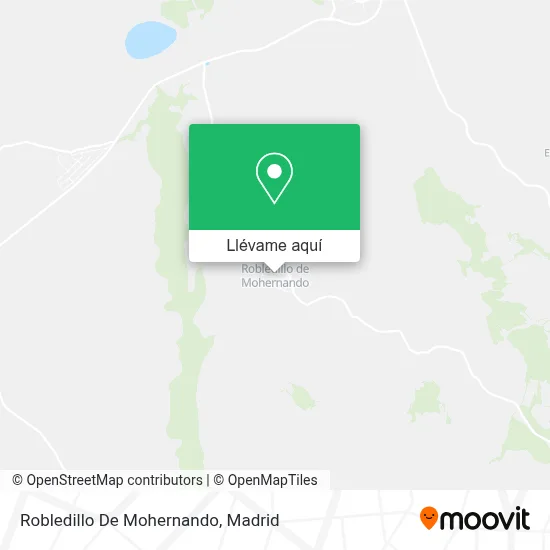 Mapa Robledillo De Mohernando
