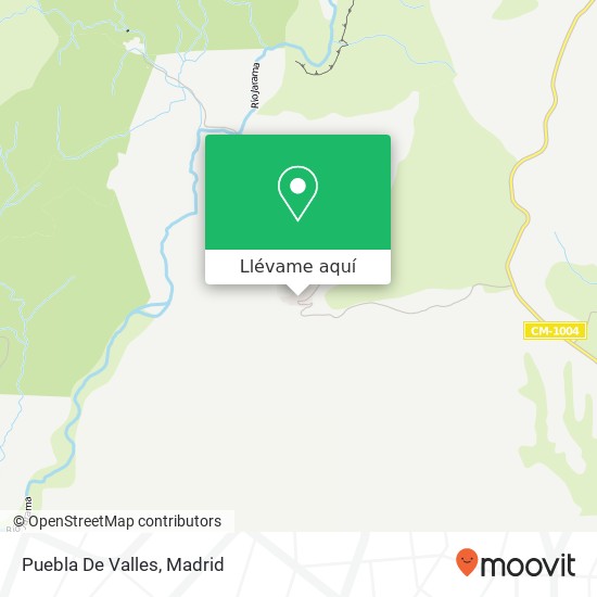 Mapa Puebla De Valles