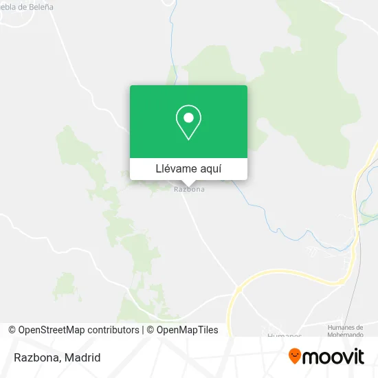 Mapa Razbona