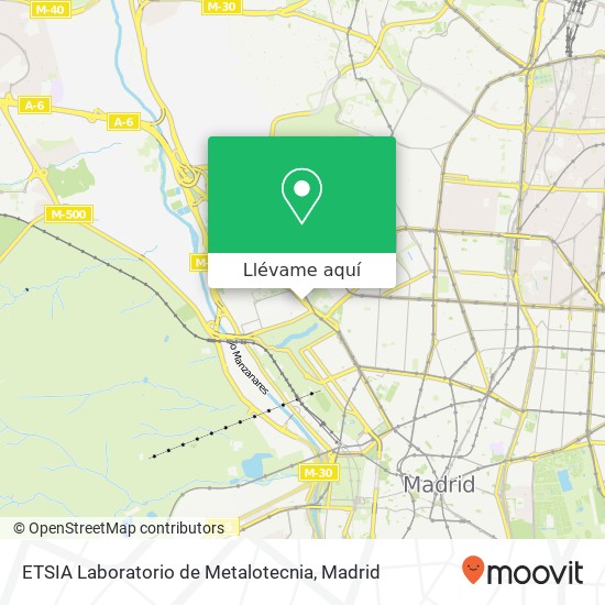 Mapa ETSIA Laboratorio de Metalotecnia