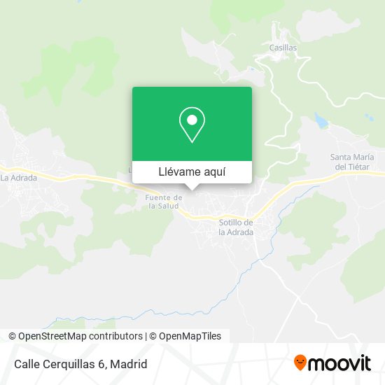Mapa Calle Cerquillas 6