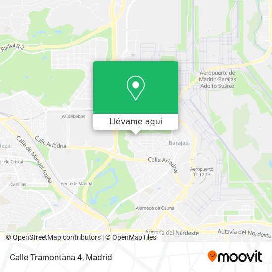 Mapa Calle Tramontana 4