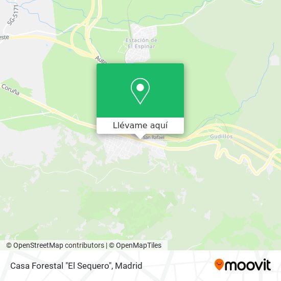 Mapa Casa Forestal "El Sequero"