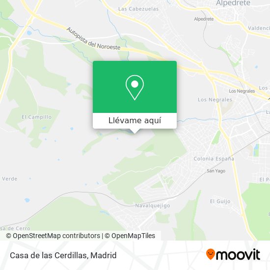 Mapa Casa de las Cerdillas