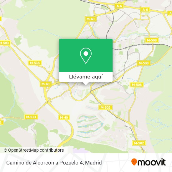 Mapa Camino de Alcorcón a Pozuelo 4