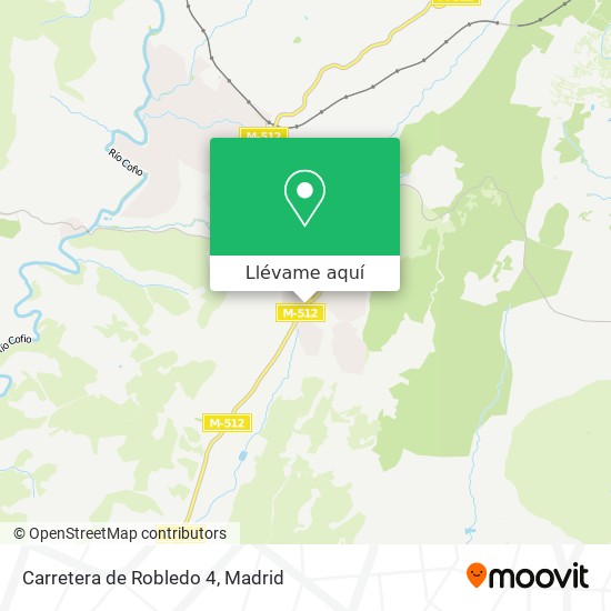 Mapa Carretera de Robledo 4