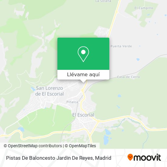 Mapa Pistas De Baloncesto Jardín De Reyes
