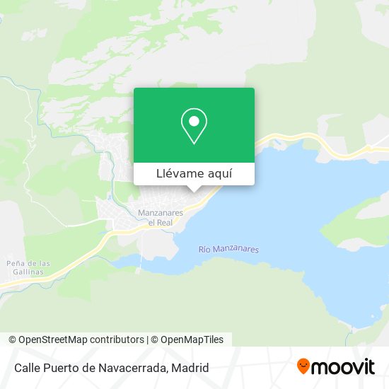 Mapa Calle Puerto de Navacerrada