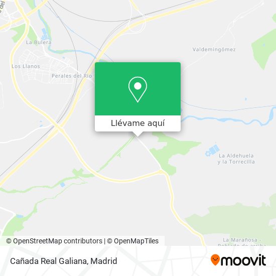 Mapa Cañada Real Galiana