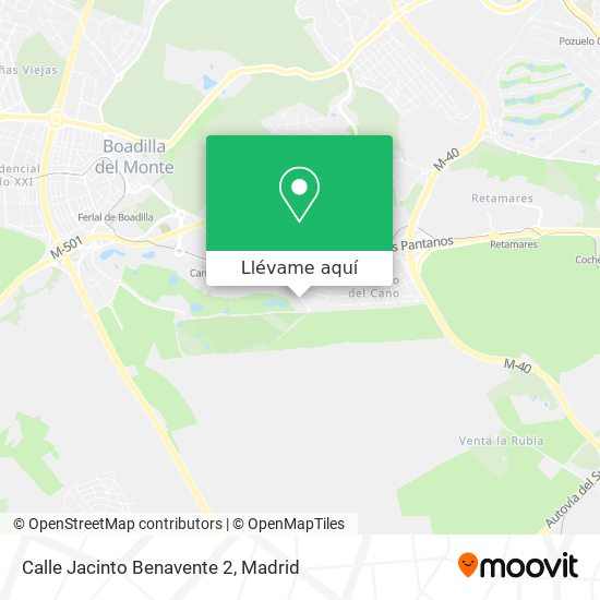 Mapa Calle Jacinto Benavente 2