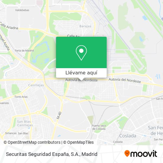 Mapa Securitas Seguridad España, S.A.