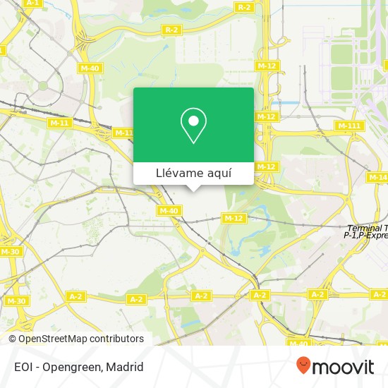 Mapa EOI - Opengreen