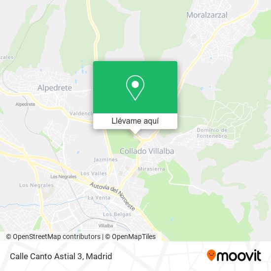 Mapa Calle Canto Astial 3
