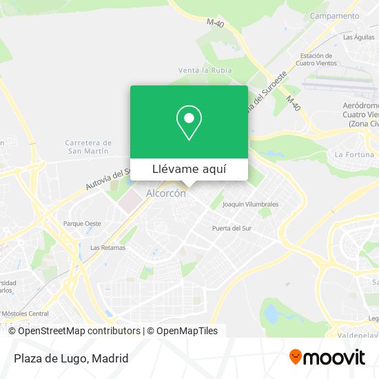 Mapa Plaza de Lugo