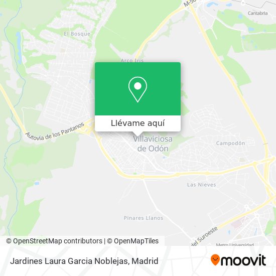 Mapa Jardines Laura Garcia Noblejas