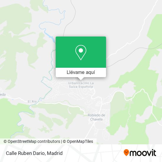 Mapa Calle Ruben Dario