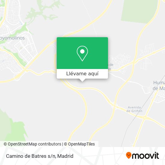 Mapa Camino de Batres s/n