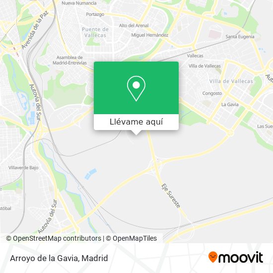 Mapa Arroyo de la Gavia