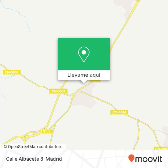 Mapa Calle Albacete 8