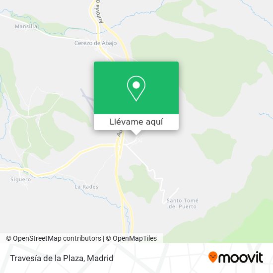 Mapa Travesía de la Plaza
