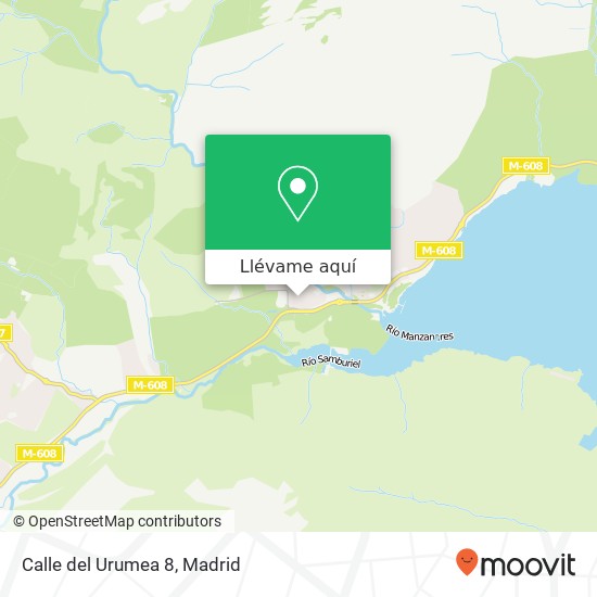 Mapa Calle del Urumea 8