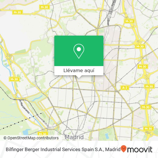 Mapa Bilfinger Berger Industrial Services Spain S.A.