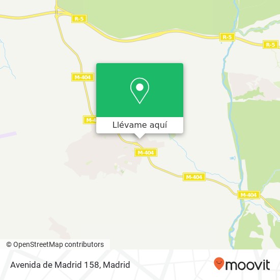Mapa Avenida de Madrid 158