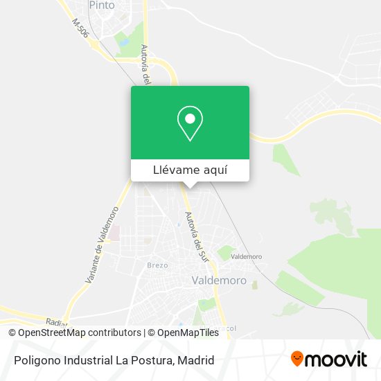 Mapa Poligono Industrial La Postura
