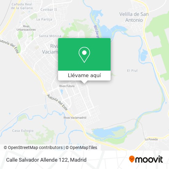 Mapa Calle Salvador Allende 122