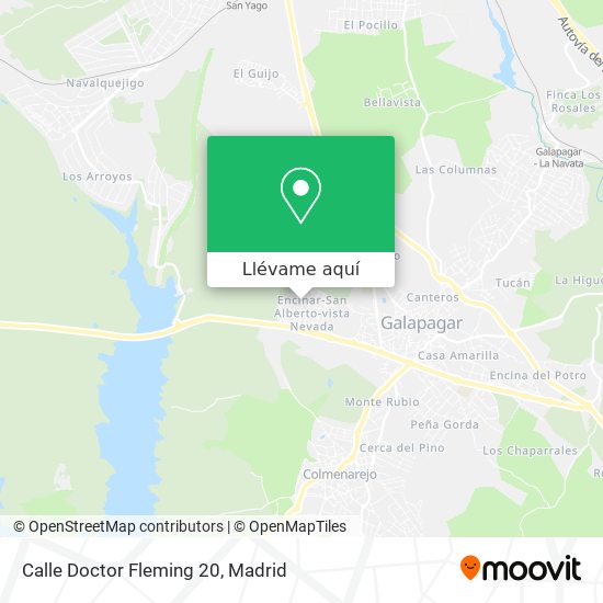 Mapa Calle Doctor Fleming 20