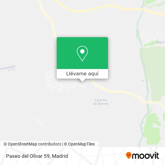 Mapa Paseo del Olivar 59