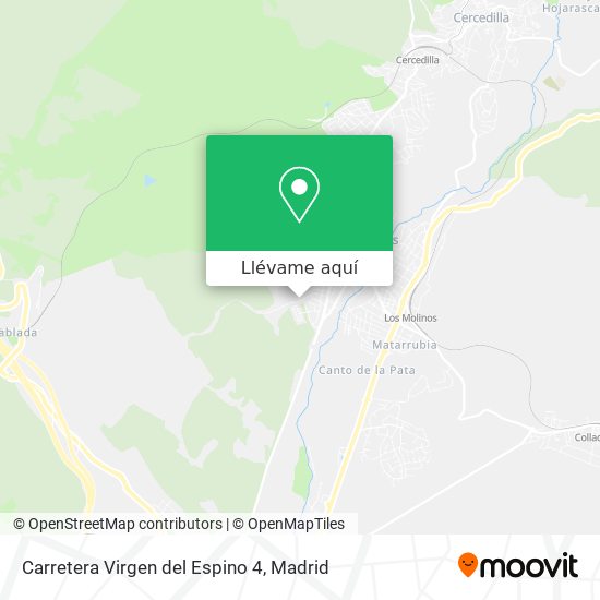 Mapa Carretera Virgen del Espino 4