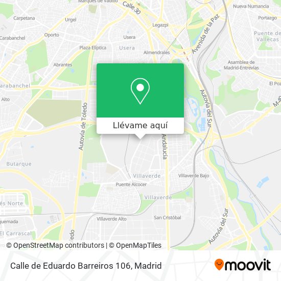 Mapa Calle de Eduardo Barreiros 106