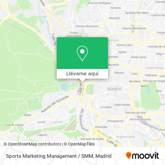 Mapa Sports Marketing Management / SMM