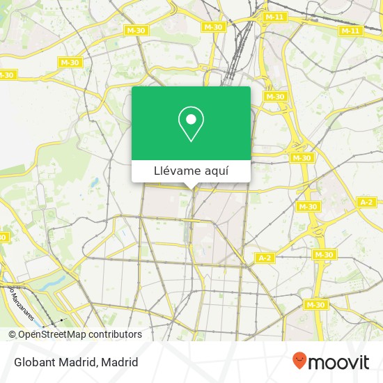 Mapa Globant Madrid