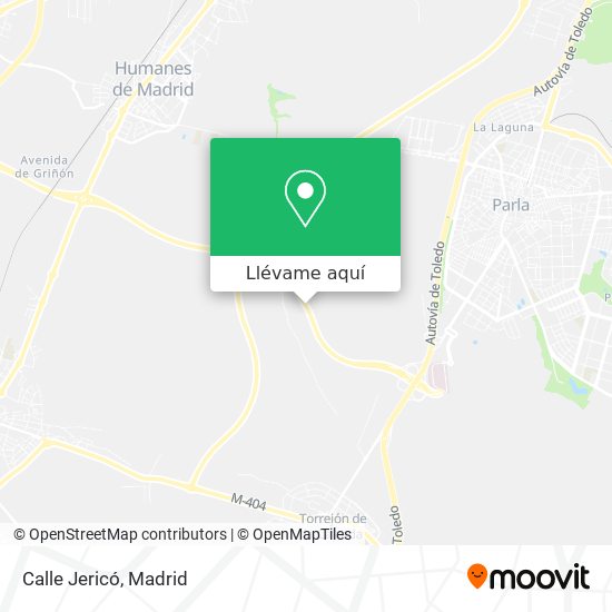 Mapa Calle Jericó