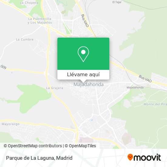 Mapa Parque de La Laguna