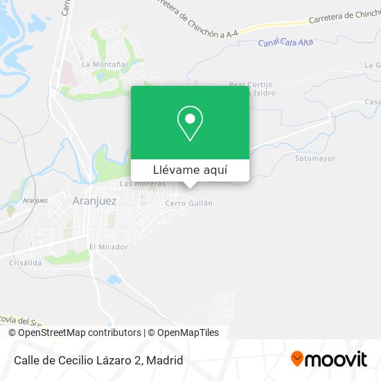 Mapa Calle de Cecilio Lázaro 2