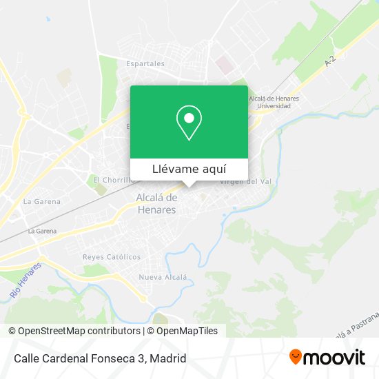 Mapa Calle Cardenal Fonseca 3