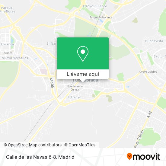 Mapa Calle de las Navas 6-8
