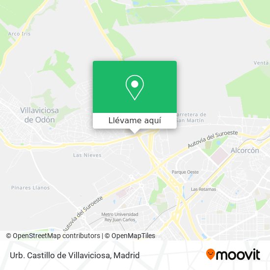 Mapa Urb. Castillo de Villaviciosa
