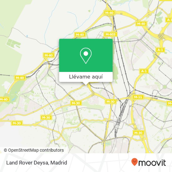 Mapa Land Rover Deysa