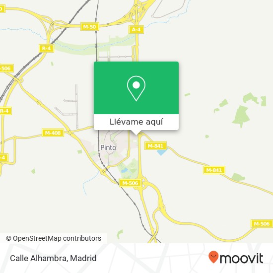 Mapa Calle Alhambra