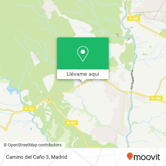 Mapa Camino del Caño 3