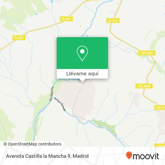 Mapa Avenida Castilla la Mancha 9