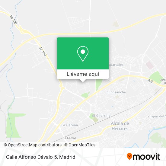 Mapa Calle Alfonso Dávalo 5