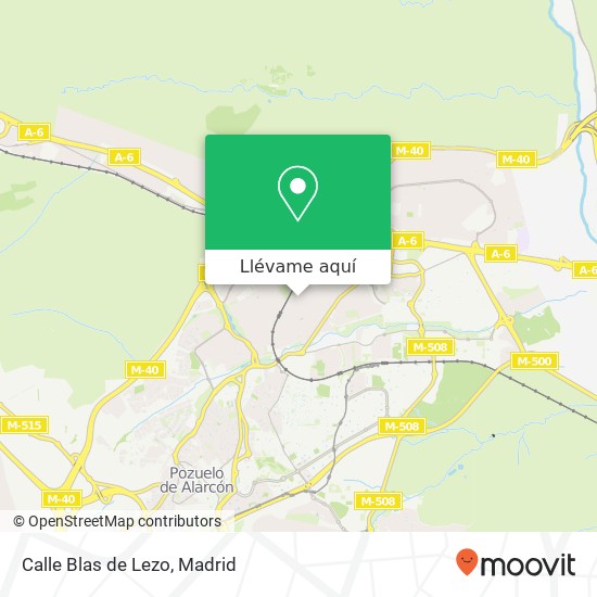 Mapa Calle Blas de Lezo